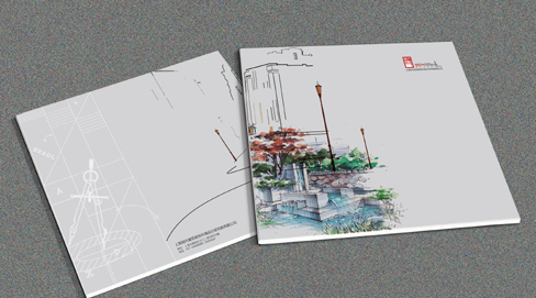 上海建筑设计院画册设计，装饰工程画册设计，建筑房地产画册设计